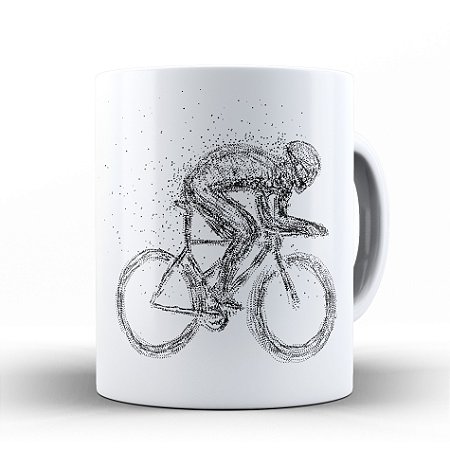 CANECA DE PORCELANA - FRASE CICLISTA