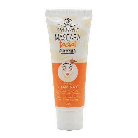 Máscara Facial Phállebeauty Vitamina C - ClassMakeup - loja online de venda  de produtos maquiagem, limpeza e acessórios.