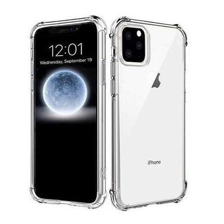 CAPA PARA CELULAR TPU ANTI-IMPACTO TRANSPARENTE IPHONE 11 PRO