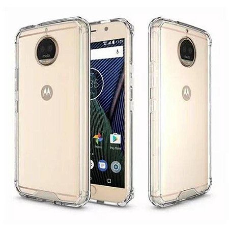 CAPA PARA CELULAR TPU ANTI-IMPACTO TRANSPARENTE MOTO G5S