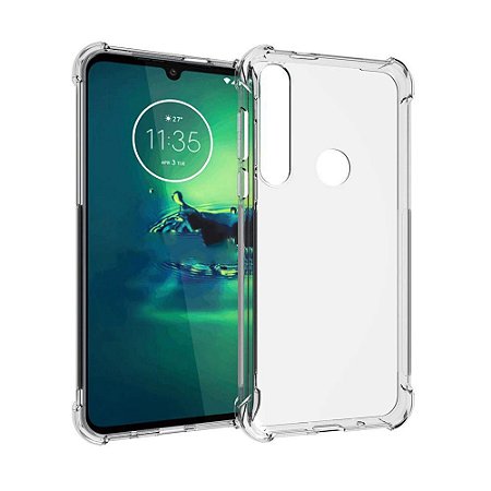 CAPA PARA CELULAR TPU ANTI-IMPACTO TRANSPARENTE MOTO G8 PLAY