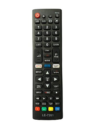 CONTROLE PARA TV LCD LG SMART NETFLIX AMAZON 7261