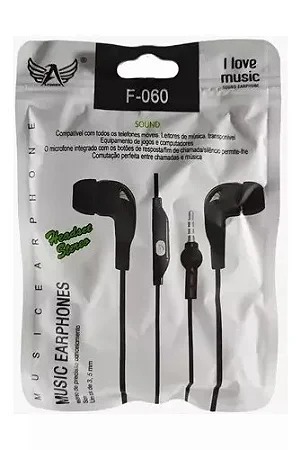 PACOTE FONE DE OUVIDO COM MICROFONE 100UN