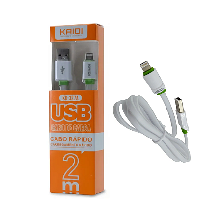 CABO DE CELULAR KAIDI IPHONE 2M KD-327A