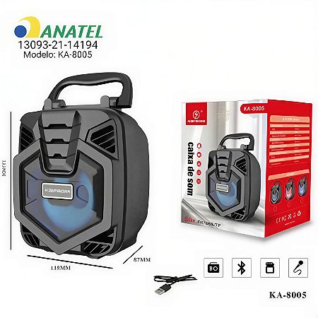 CAIXA DE SOM BLUETOOTH MEDIA A-6037