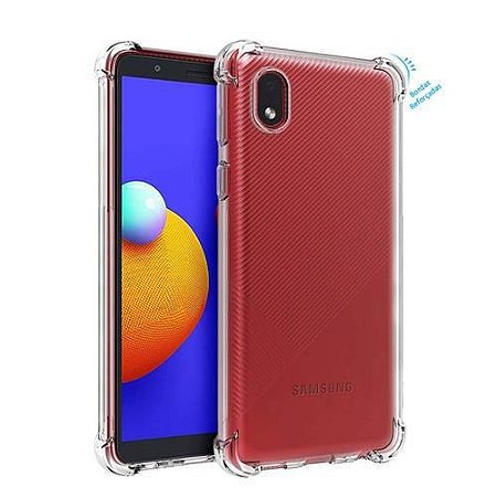 CAPA PARA CELULAR TPU ANTI-IMPACTO TRANSPARENTE SAMSUNG A01 CORE