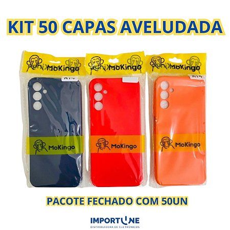 PACOTE DE CASE AVELUDADA MOKINGO SAMSUNG A05S 50UN