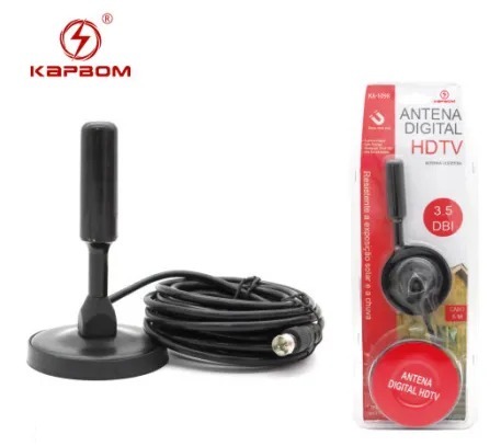 ANTENA DIGITAL HD KAPBOM INTERNA E EXTERNA 3.5DBI 5M