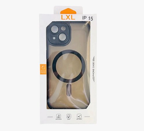 CAPA MAGSAFE COLORIDA FOSCA PARA IPHONE 15