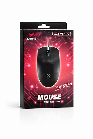 MOUSE COM FIO MOX MO-ME109