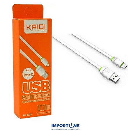 CABO DE CELULAR KAIDI TIPO C 1M TC30