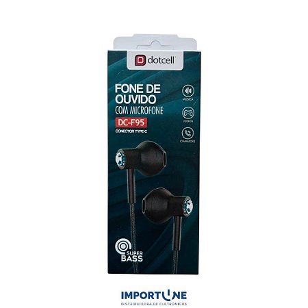FONE DE OUVIDO MOX TIPO C DC-F95