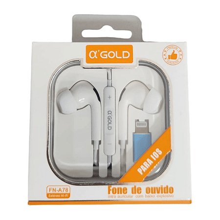 FONE DE OUVIDO A'GOLD LIGHTNING FN-A78