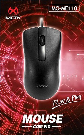 MOUSE COM FIO MOX MO-ME110