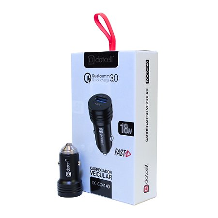FONTE VEICULAR DOTCELL USB 18W CC4140