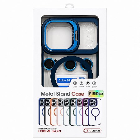 CAPA MAGSAFE COLORIDA PARA IPHONE 17 PRO MAX COM LENTE DE CAMÊRA