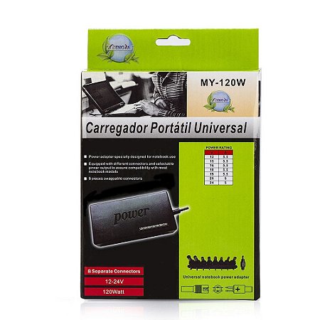 FONTE UNIVERSAL DE NOTEBOOK ALTOMEX 120W AL-E9602