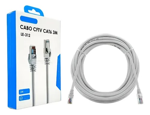 CABO DE REDE CAT6 3M LE-312