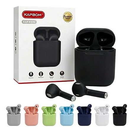 FONE DE OUVIDO BLUETOOTH KAPBOM COLORIDO