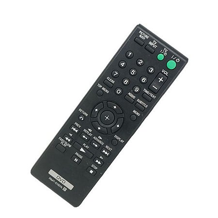 CONTROLE PARA DVD SONY NOVO PRETO PEQUENO