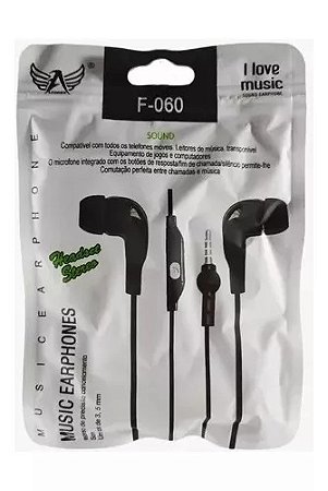 FONE DE OUVIDO ALTOMEX COM MICROFONE F-60