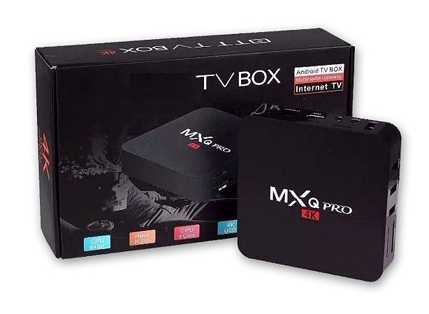 TV BOX MXQ PRO 4K WIFI AIR PLAY