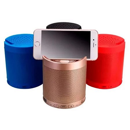 CAIXA DE SOM BLUETOOTH C/ SUPORTE P/ CELULAR E TAB