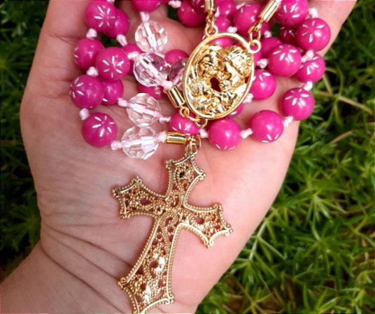 COLAR ROSÁRIO CAMALEÃO