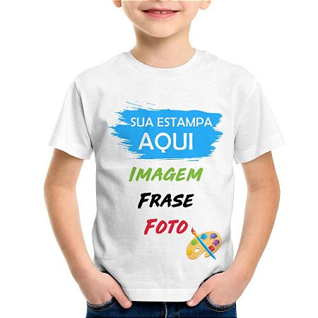 Camisetas estampadas infantil
