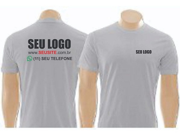 Kit 10 Camisetas com o logo da empresa.