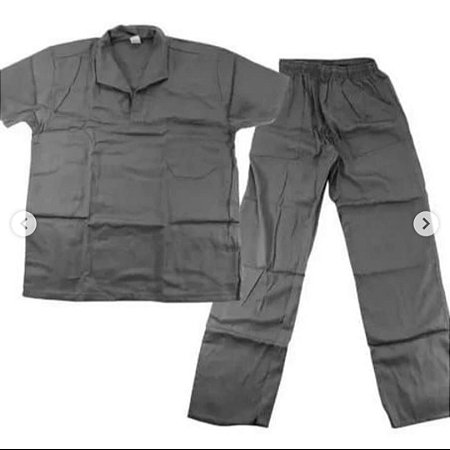 Conjunto Camisa e Calça Brim