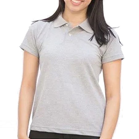 camisa polo feminina Malha Piquet Uniforme Lisa para Bordado - Vesttuario  Roupas e Acessórios