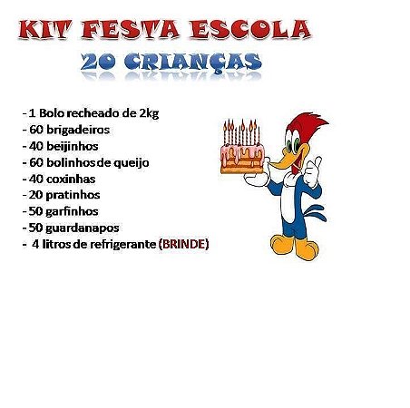 KIT FESTA ESCOLA