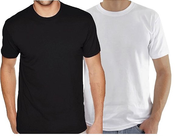 Camisetas Poliviscose (PV) Fio 30/1 - TAMANHO PLUS XGG