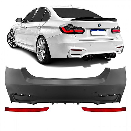 Para-choque Traseiro BMW M3 para SERIE 3 F30 - 2012 a 2018 / INSTALADO