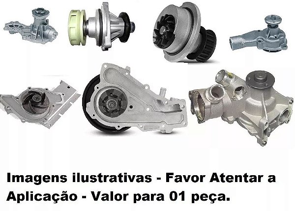 BOMBA AGUA / UB0630 / A PARTIR DE 72,00 / GOL EA111 / Mi AT 1.08V 97>/PARATI/KOMBI 1.4 8V 06>/FOX/GOLF 1.6 95a98/POLO/CROSSFOX/SAVEIRO/VOYAGE