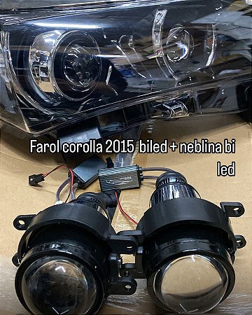 PROJETOR 2,5 FAROL BAIXO E ALTO NAO DIRECIONAL instalado