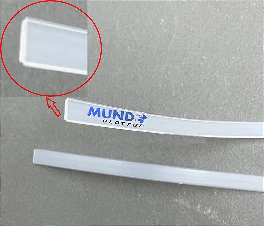 Teflon para Teneth 1600mm x 7,5mm x 1,5 mm