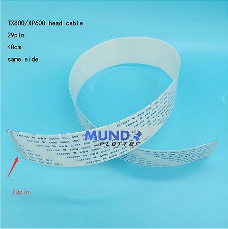 Flat Cable 29 Vias Epson Tx800 Tx700 Tx710 Tx720 A700 A800 Mutoh 1638 Roland Vs640 Mimaki Jv300