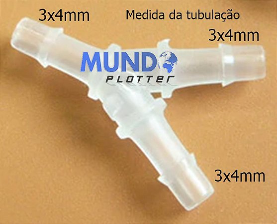 Y Conector (3 Mm) De Tinta