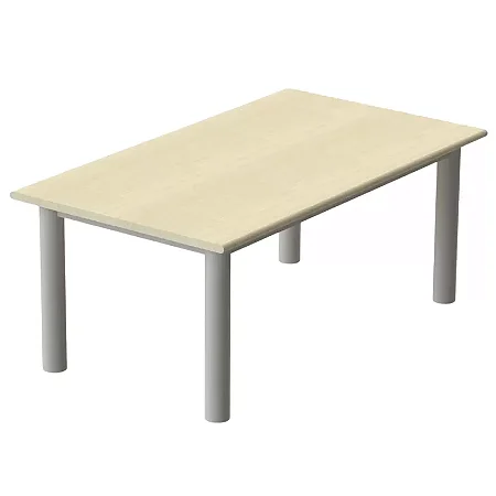 Mesa Refeitório 4 Lugares 1,40 x 0,80 | MDP 18mm - Pés Redondos