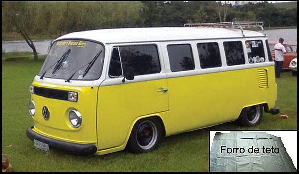 Forro de teto Kombi