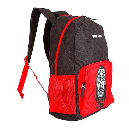 Mochila Juvenil La Casa de Papel Vermelha de Costa