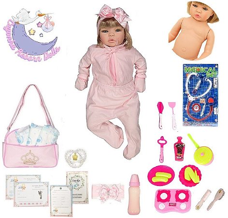 Boneca BB Reborn 100% Silicone Preço Bom Magazine Luiza - Cegonha Reborn  Dolls - Bonecas - Magazine Luiza