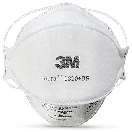 Respirador Descartável 3M Aura 9320+BR PFF-2(S) Sem Válvula