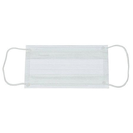 Máscara Descartável Descarpack Branca com Clipe Nasal