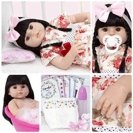 Bebê Reborn Boneca Baby Alive 100% Silicone Pode Dar Banho na Americanas  Empresas