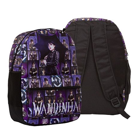 Mochila Infantil Feminina Wandinha Juvenil Costas Passeio