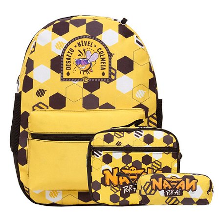 Mochila Infantil Masculina Natan Por Aí Costas Com Lancheira