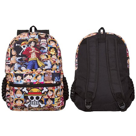 Mochila Masculina Infantil Costa Anime One Piece Resistente